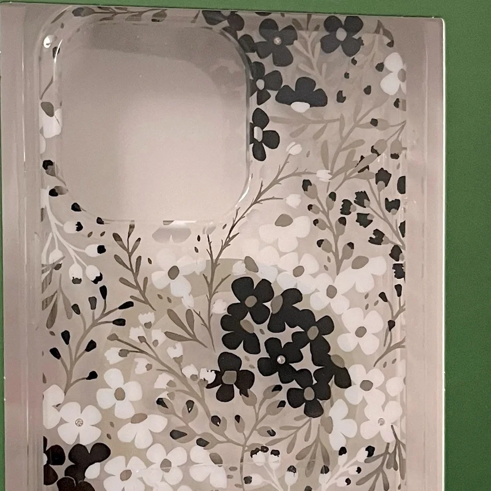 NIB Kate Spade iPhone 15 Pro Max MagSafe Floral Clear Protective Case